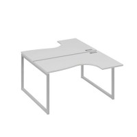 А4 С4 181 СЕ (Серый/Серый) Рабочая станция опоры QUATTRO столы 2х140 Классика