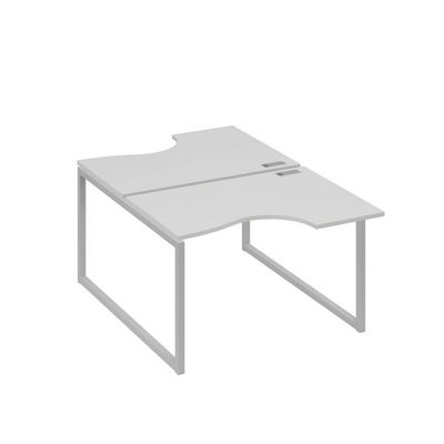 А4 С4 183 СЕ (Серый/Серый) Рабочая станция опоры QUATTRO столы 2х120 Классика
