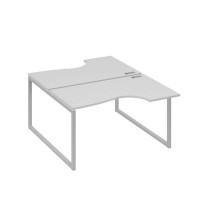 А4 С4 184 СЕ (Серый/Серый) Рабочая станция опоры QUATTRO столы 2х140 Классика