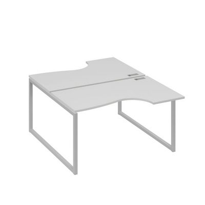 А4 С4 184 СЕ (Серый/Серый) Рабочая станция опоры QUATTRO столы 2х140 Классика