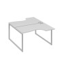 А4 С4 184 СЕ (Серый/Серый) Рабочая станция опоры QUATTRO столы 2х140 Классика