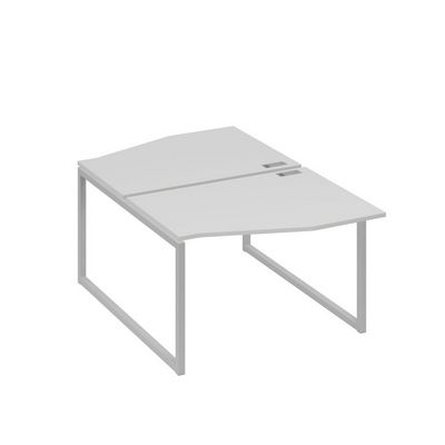А4 С4 189 СЕ (Серый/Серый) Рабочая станция каркас QUATTRO столы 2х120 Техно