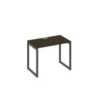 А4 А4 002 ВТ (Венге темный/Антрацит) Стол письменный на металлокаркасе QUATTRO