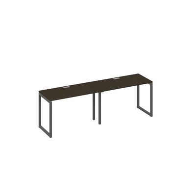 А4 А4 003-2 ВТ (Венге темный/Антрацит) Рабочая станция 2х120 опоры QUATTRO