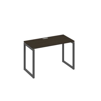 А4 А4 003 ВТ (Венге темный/Антрацит) Стол письменный на металлокаркасе QUATTRO