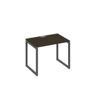 А4 А4 012 ВТ (Венге темный/Антрацит) Стол письменный на металлокаркасе QUATTRO