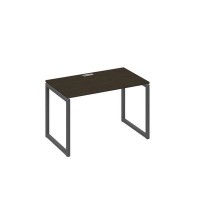 А4 А4 013 ВТ (Венге темный/Антрацит) Стол письменный на металлокаркасе QUATTRO