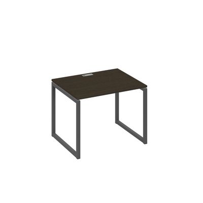 А4 А4 022 ВТ (Венге темный/Антрацит) Стол письменный на металлокаркасе QUATTRO