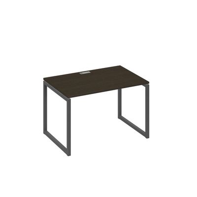 А4 А4 023 ВТ (Венге темный/Антрацит) Стол письменный на металлокаркасе QUATTRO