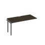 А4 А4 025-1 ВТ (Венге темный/Антрацит) Секция стола 160 рабочей станции на каркасе QUATTRO