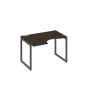 А4 А4 041 ВТ (Венге темный/Антрацит) Стол эргономичный левый "Классика" на металлокаркасе QUATTRO