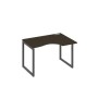 А4 А4 042 ВТ (Венге темный/Антрацит) Стол эргономичный правый "Классика" на металлокаркасе QUATTRO