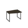 А4 А4 062 ВТ (Венге темный/Антрацит) Стол эргономичный правый "Техно" на металлокаркасе QUATTRO