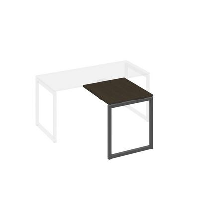 А4 А4 073 ВТ (Венге темный/Антрацит) Брифинг-приставка с каркасом QUATTRO