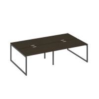 А4 А4 177-2 ВТ (Венге темный/Антрацит) Рабочая станция металлокаркас QUATTRO 4х140