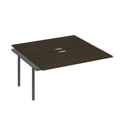 А4 А4 178-1 ВТ (Венге темный/Антрацит) Секция станции на металлокаркасе QUATTRO 2х160