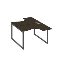 А4 А4 180 ВТ (Венге темный/Антрацит) Рабочая станция опоры QUATTRO столы 2х120 Классика