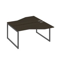 А4 А4 188 ВТ (Венге темный/Антрацит) Рабочая станция опоры QUATTRO со столами Техно 2х160