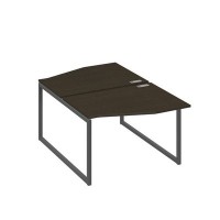 А4 А4 189 ВТ (Венге темный/Антрацит) Рабочая станция каркас QUATTRO столы 2х120 Техно