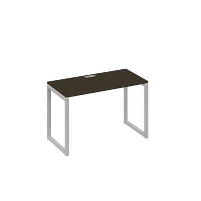 А4 С4 003 ВТ (Венге темный/Серый) Стол письменный на металлокаркасе QUATTRO
