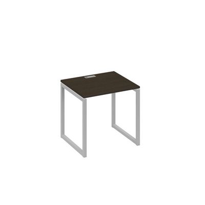 А4 С4 011 ВТ (Венге темный/Серый) Стол письменный на металлокаркасе QUATTRO