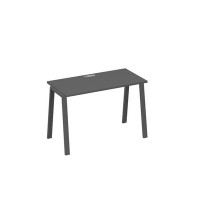 А4 А3 003 АР (Антрацит премиум/Антрацит) Стол письменный на металлокаркасе TRE