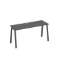 А4 А3 005 АР (Антрацит премиум/Антрацит) Стол письменный на металлокаркасе TRE
