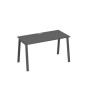 А4 А3 014 АР (Антрацит премиум/Антрацит) Стол письменный на металлокаркасе TRE