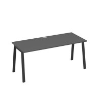 А4 А3 016 АР (Антрацит премиум/Антрацит) Стол письменный на металлокаркасе TRE