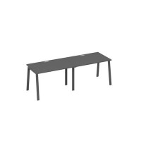 А4 А3 023-2 АР (Антрацит премиум/Антрацит) Рабочая станция 2х120 опоры TRE