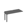 А4 А3 025-1 АР (Антрацит премиум/Антрацит) Секция стола 160 рабочей станции на каркасе TRE