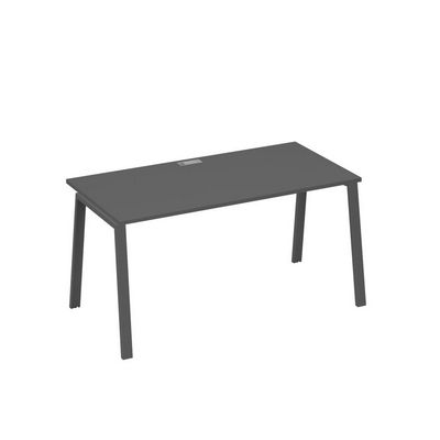 А4 А3 025 АР (Антрацит премиум/Антрацит) Стол письменный на металлокаркасе TRE