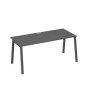 А4 А3 026 АР (Антрацит премиум/Антрацит) Стол письменный на металлокаркасе TRE