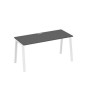 А4 Б3 015 АР (Антрацит премиум/Белый) Стол письменный на металлокаркасе TRE