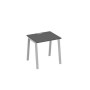 А4 С3 011 АР (Антрацит премиум/Серый) Стол письменный на металлокаркасе TRE
