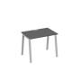 А4 С3 012 АР (Антрацит премиум/Серый) Стол письменный на металлокаркасе TRE
