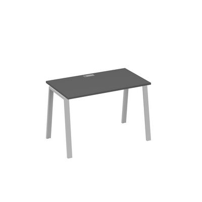 А4 С3 013 АР (Антрацит премиум/Серый) Стол письменный на металлокаркасе TRE
