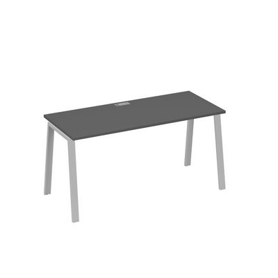 А4 С3 015 АР (Антрацит премиум/Серый) Стол письменный на металлокаркасе TRE