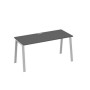 А4 С3 015 АР (Антрацит премиум/Серый) Стол письменный на металлокаркасе TRE