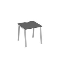 А4 С3 021 АР (Антрацит премиум/Серый) Стол письменный на металлокаркасе TRE