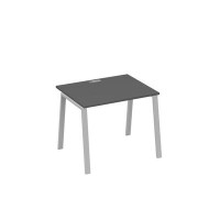 А4 С3 022 АР (Антрацит премиум/Серый) Стол письменный на металлокаркасе TRE