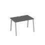 А4 С3 023 АР (Антрацит премиум/Серый) Стол письменный на металлокаркасе TRE