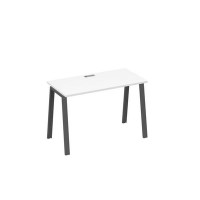 А4 А3 003 БП (Белый премиум/Антрацит) Стол письменный на металлокаркасе TRE