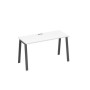 А4 А3 004 БП (Белый премиум/Антрацит) Стол письменный на металлокаркасе TRE