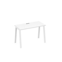 А4 Б3 003 БП (Белый премиум/Белый) Стол письменный на металлокаркасе TRE