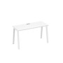 А4 Б3 004 БП (Белый премиум/Белый) Стол письменный на металлокаркасе TRE