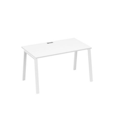 А4 Б3 024 БП (Белый премиум/Белый) Стол письменный на металлокаркасе TRE