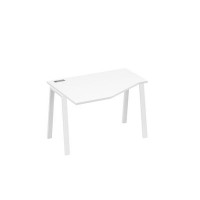 А4 Б3 051 БП (Белый премиум/Белый) Стол эргономичный левый "Техно" на металлокаркасе TRE
