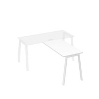 А4 Б3 072 БП (Белый премиум/Белый) Брифинг-приставка с каркасом TRE