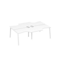 А4 Б3 183-2 БП (Белый премиум/Белый) Станция рабочая TRE 4х120 со столами Классика